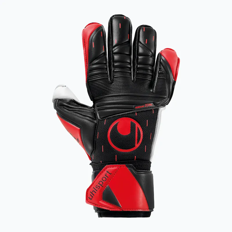 Dětské brankářské rukavice uhlsport Classic Absolutgrip černá/červená/bílá Nová Kolekce
