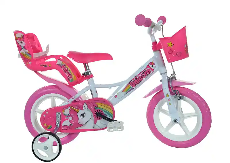 Dino 124GLN potisk Unicorn 12" 2022 dětské kolo Akce