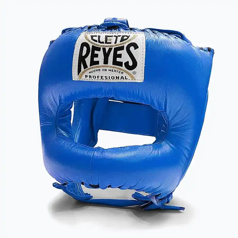 Boxerská helma Cleto Reyes With Pointed Face Nylon Bar blue Cenový Hit
