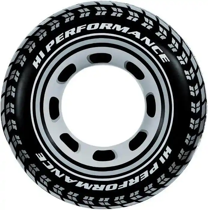 Nafukovací kruh pneumatika Intex 56268 114 cm - černá Oblíbený