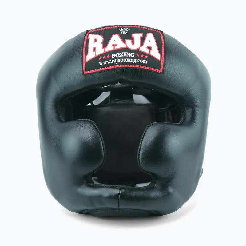 Boxerská helma RAJA BOXING Semi Leather black Víkendová Akce