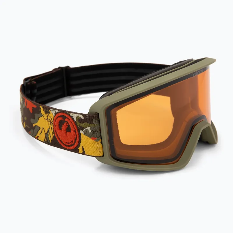 Lyžařské brýle DRAGON DXT OTG leafy camo/lumalens amber Pouze Dnes