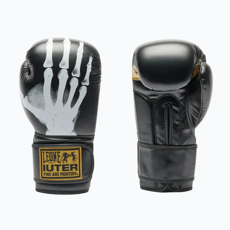 Boxerské rukavice LEONE 1947 Leone X Iuter black Ověřený