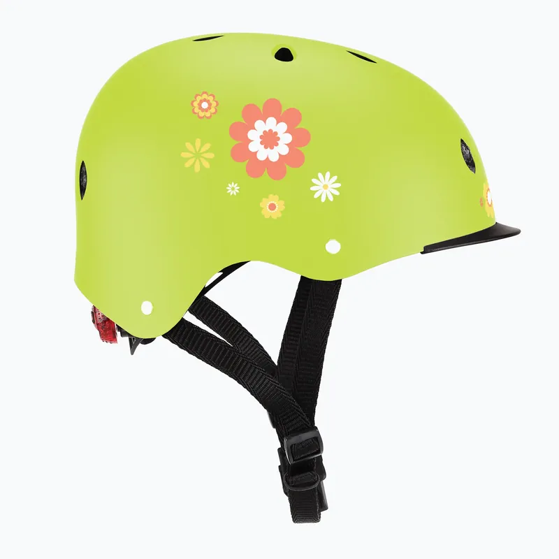 Dětská přilba Globber Primo Fantasy lime green flower Levný