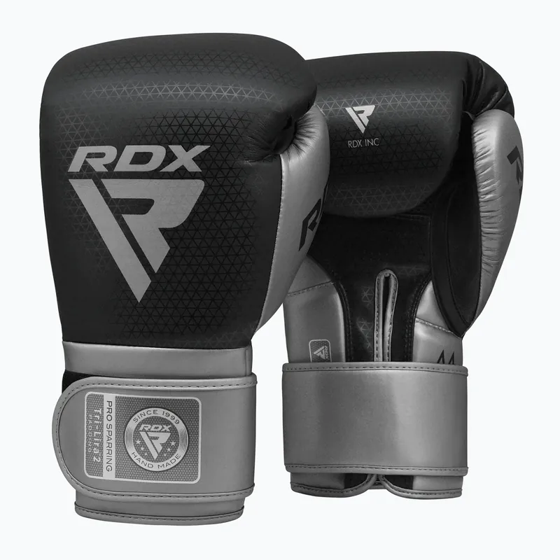 Nízká Cena Boxerské rukavice RDX L2 Mark Pro Sparring Boxing Hook & Loop silver