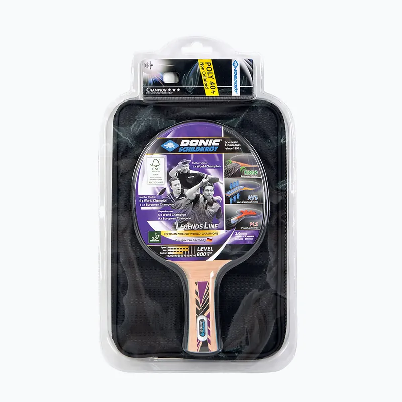 Nová Kolekce DONIC Schildkröt Premium-Gift Legends 800 FSC sada na stolní tenis 788488