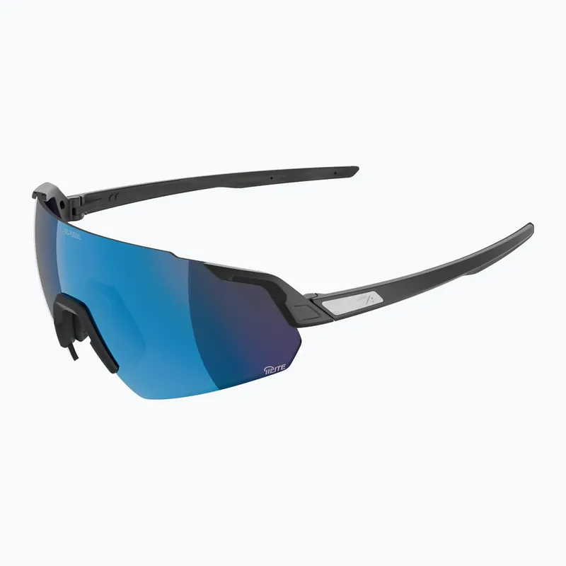 Levný Sluneční brýle Alpina Turbo Air Q-Lite black matt/blue mirror/pink