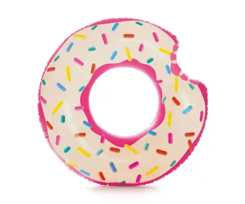 Zlevněný Kruh plavecký DONUT INTEX 107 x 99 cm - růžová