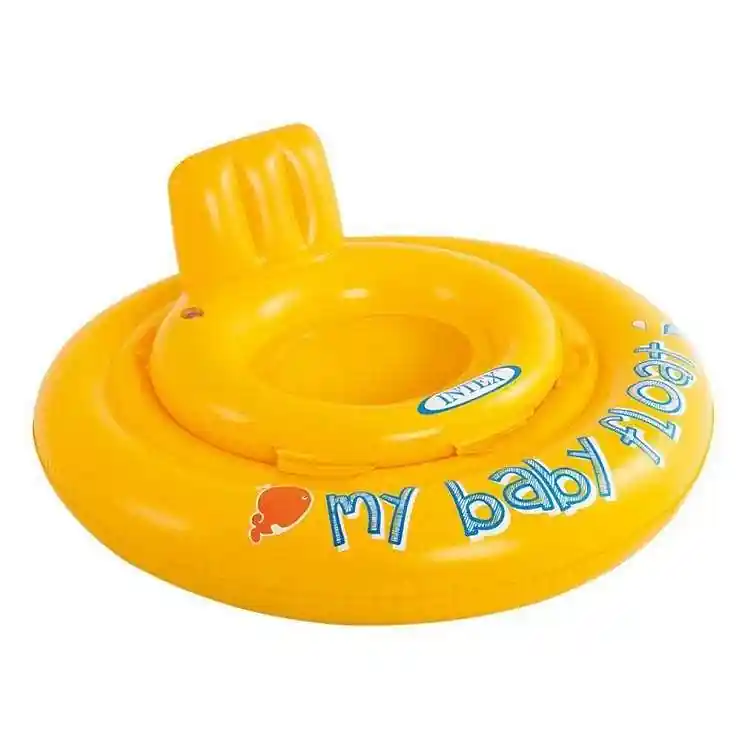 Víkendová Akce Kruh dětský dvojitý MY BABY FLOAT INTEX 56585 - žlutá