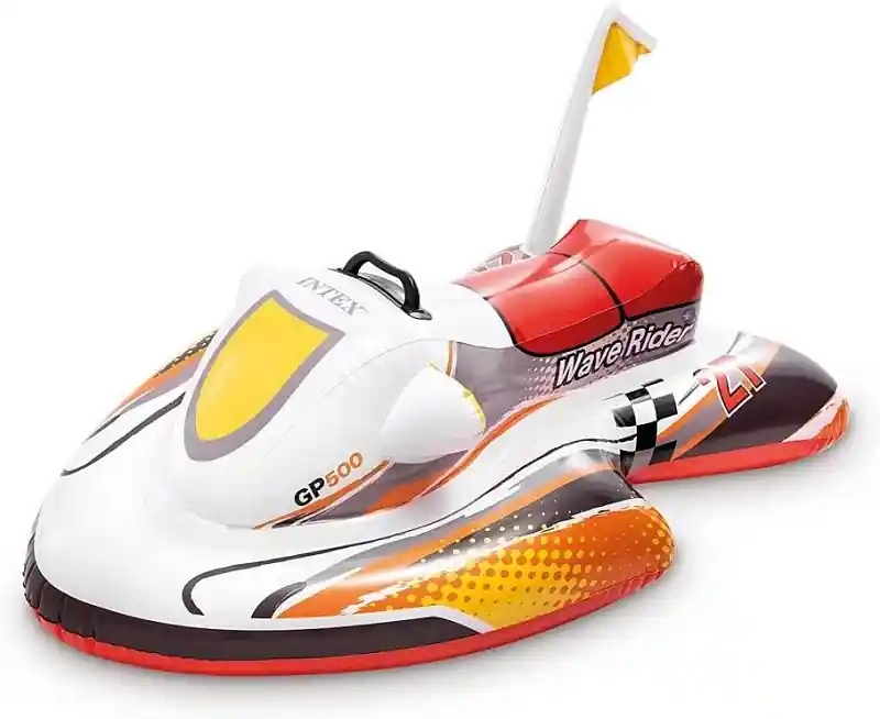 Plovoucí vodní skůtr Intex 57520 117 x 77 cm - bílá/červená Víkendová Akce
