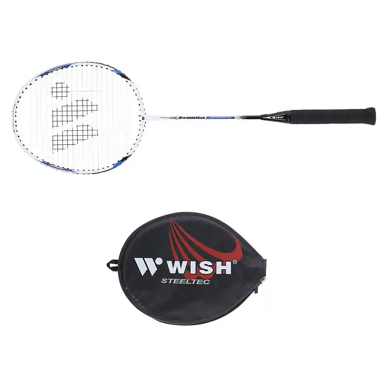 Ověřený Badmintonová raketa WISH Steeltec 9, modrá