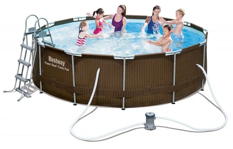 Poslední Šance Bazén Steel Pro Max Rattan 3,66 x 1 m - 56709