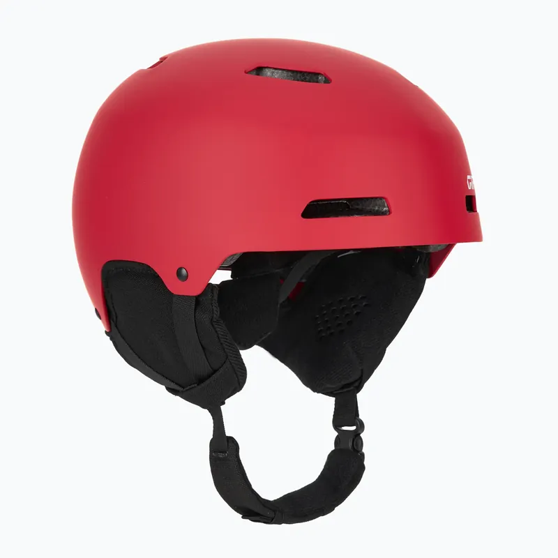 Lyžařská helma Giro Ledge FS matte red Levný