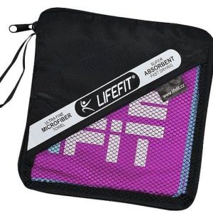 LIFEFIT® rychleschnoucí ručník z mikrovlákna 105x175cm, fialový Nejlepší Cena