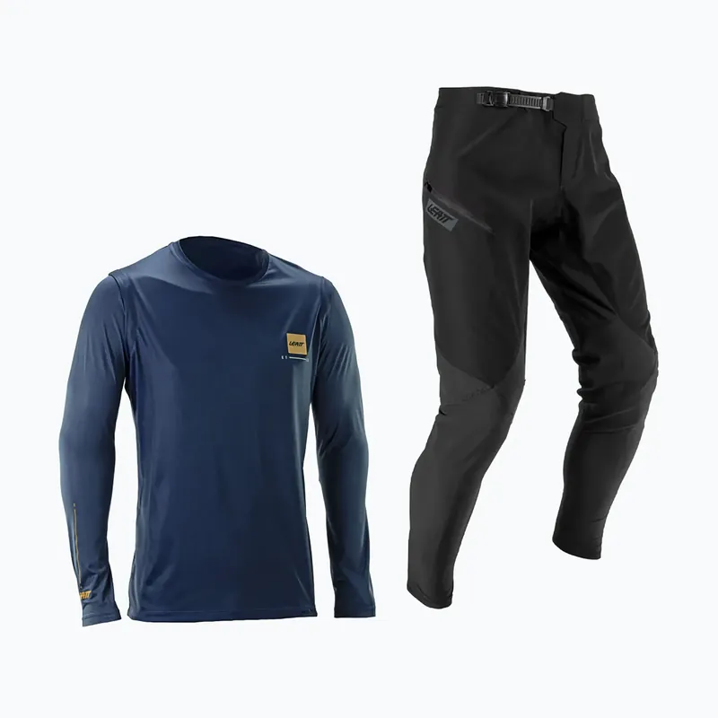 Expresní Doručení Pánský cyklistický komplet Leatt Ride Kit MTB 1.0 galaxy blue