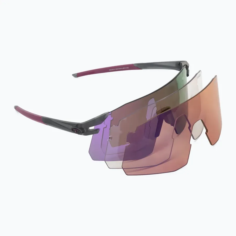Sluneční brýle Tifosi Moab XC Clarion satin vapor/clarion deep purple/ac red/clear Must-Have