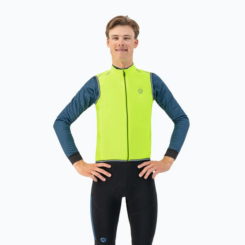 Pánská cyklistická vesta Rogelli Core fluor Cenová Bomba