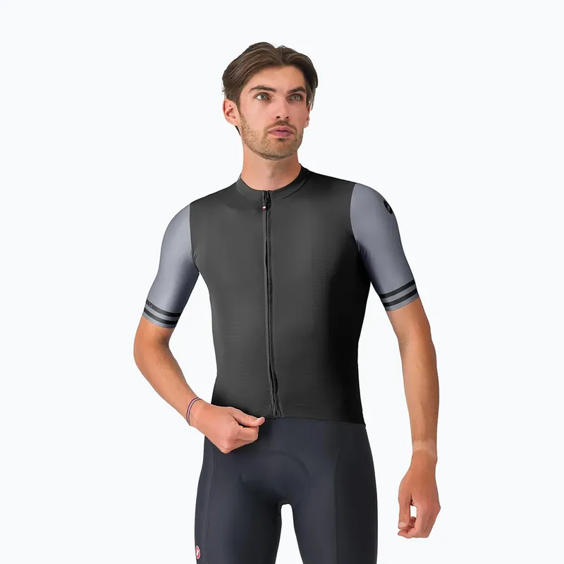 Pánský cyklistický dres Castelli Prologo Lite 2 black Akční Nabídka