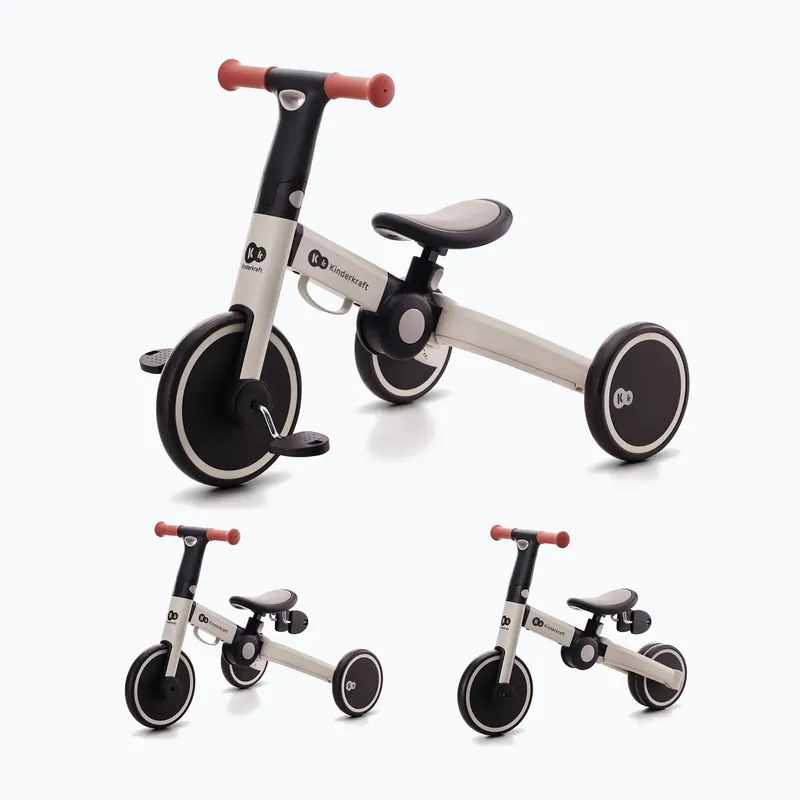 Dětské odrážedlo tříkolka Kinderkraft 4TRIKE šedé Přímo Od Výrobce