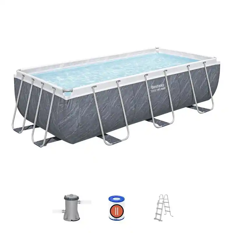 Vysoce Kvalitní Bazén Steel Pro Max Marble 4,04 x 2,01 X 1 m - 56721