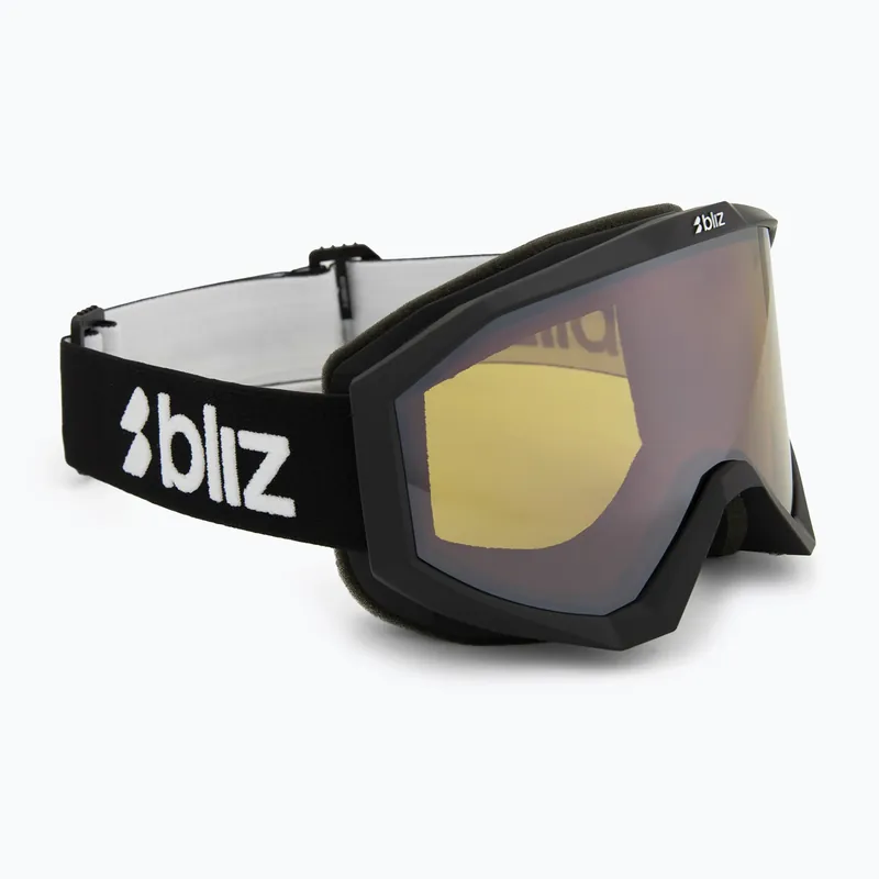 Lyžařské brýle Bliz Liner matte black/orange/silver mirror Rychlé Dodání