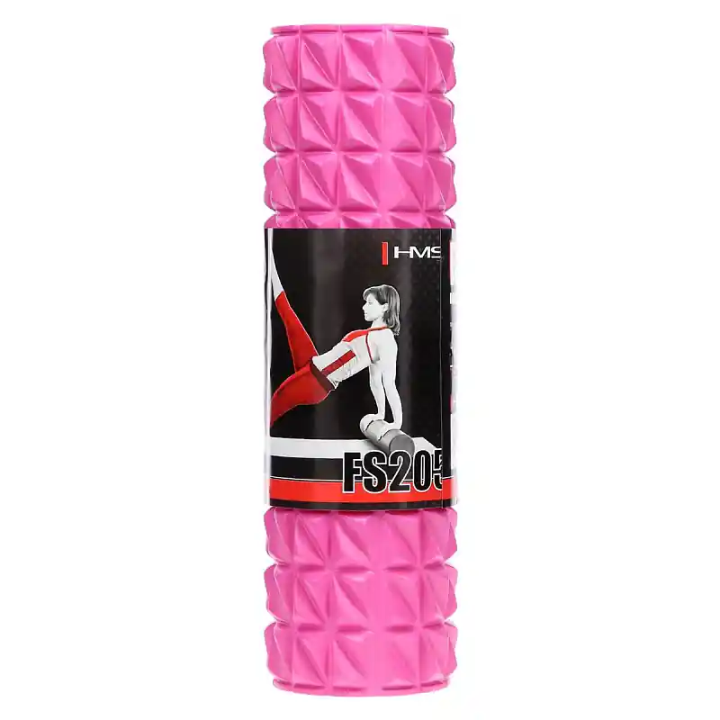 Fitness válec HMS FS205 45 cm, růžový Bezpečná Platba