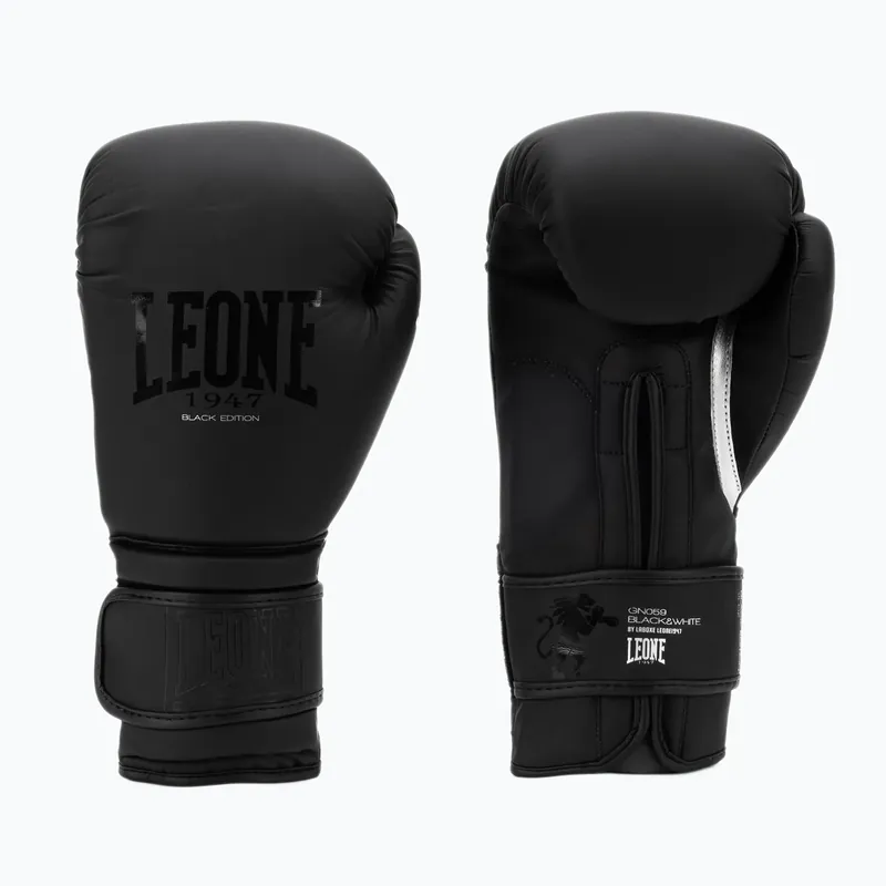 Boxerské rukavice Leone 1947 Black&White black GN059 Nejlepší Cena