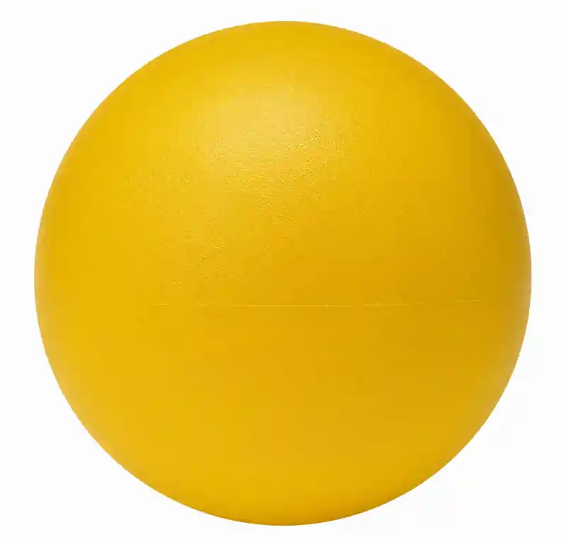 Značkový Overball 20 cm žlutý
