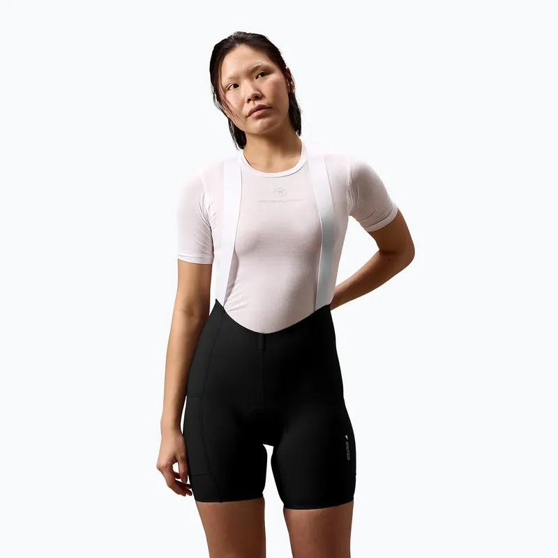 Ověřený Dámské cyklistické šortky Endura Loop Bibshort black