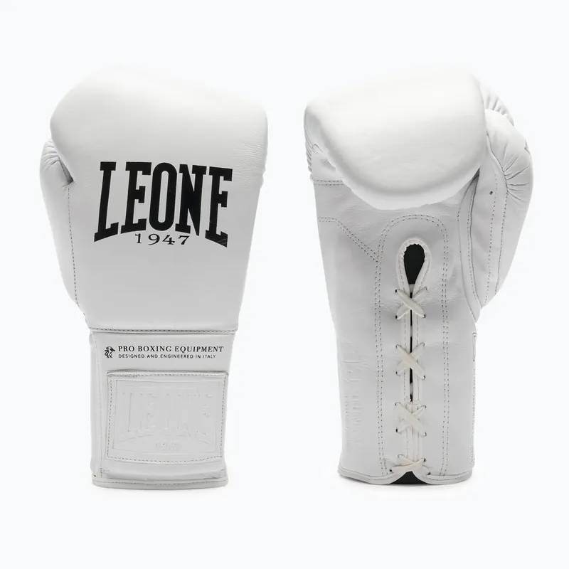 Boxerské rukavice LEONE 1947 The Greatest white Víkendová Akce
