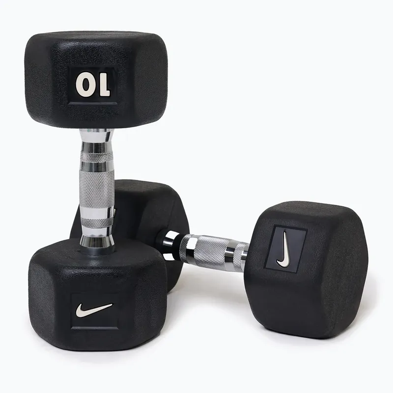 Činky Nike Strength Hex Dumbbell 2 x 10 kg black/white Sezónní Sleva