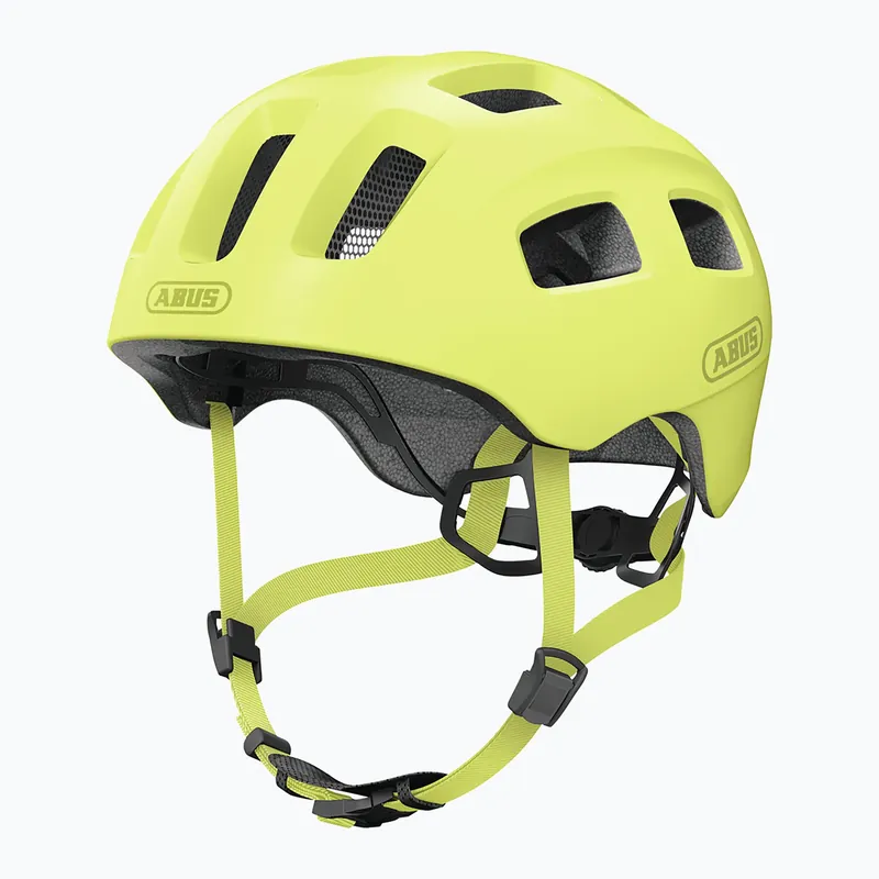 Vysoce Kvalitní Dětská cyklistická helma ABUS Youn-I 2.0 mono yellow Novinka