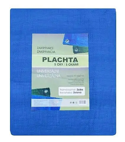 Tovární Cena Krycí nepromokavá plachta 3x4m, modrá