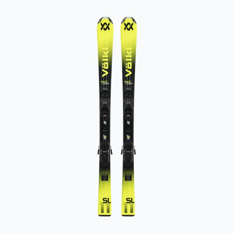 Odeslání Ihned Dětské sjezdové lyže Völkl Racetiger Jr Yellow + vázání 4.5 VMotion Jr 100-120 cm black