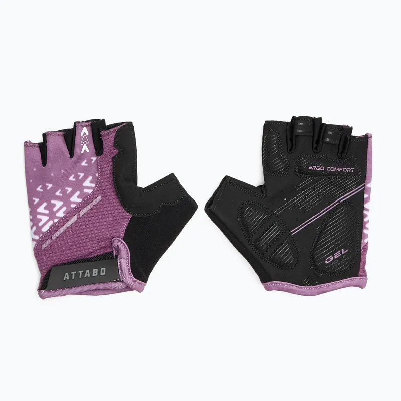 Nová Kolekce Dětské cyklistické rukavice ATTABO Vito JRG gel shock proof pink/black