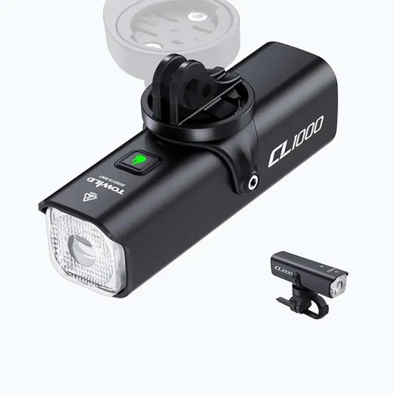 Rychlé Dodání Přední cyklistické světlo Towild CL1000 black Novinka
