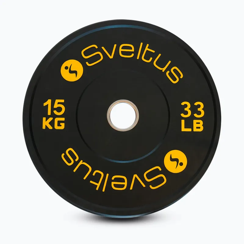 Koupit Online Olympijské bumperové závaží Sveltus Training Olympic Disc 15 kg black