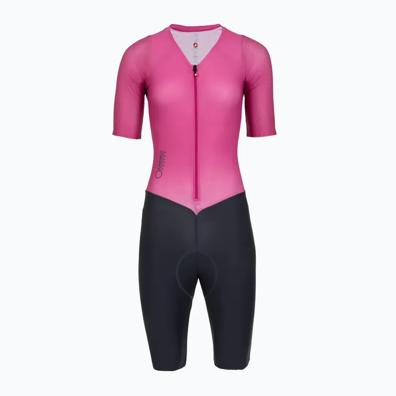 Dámská cyklistická kombinéza Castelli Movement Suit W violet pink/twilight blue Tovární Cena