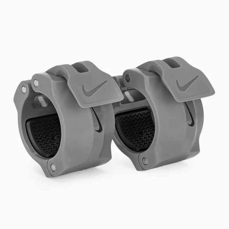 Koupit Online Svorky na činku Nike Strength Barbell Collars 2 pcs. grey/black