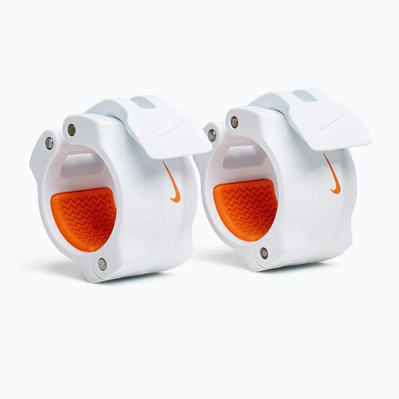 Hit Sezóny Svorky na činku Nike Strength Barbell Collars 2 pcs. white/orange