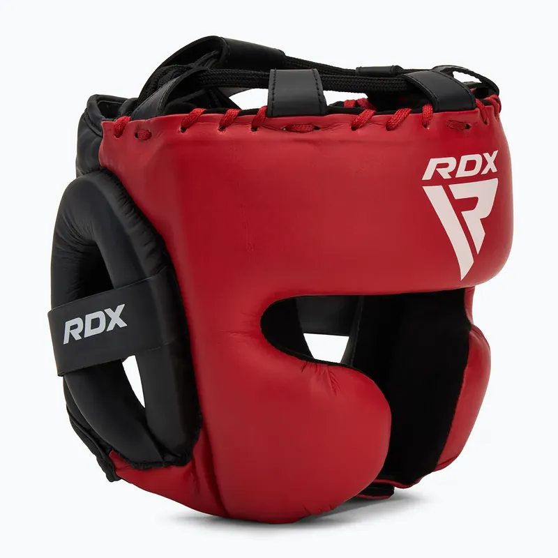 Boxerská helma RDX Guard Grill T1 red Finální Výprodej