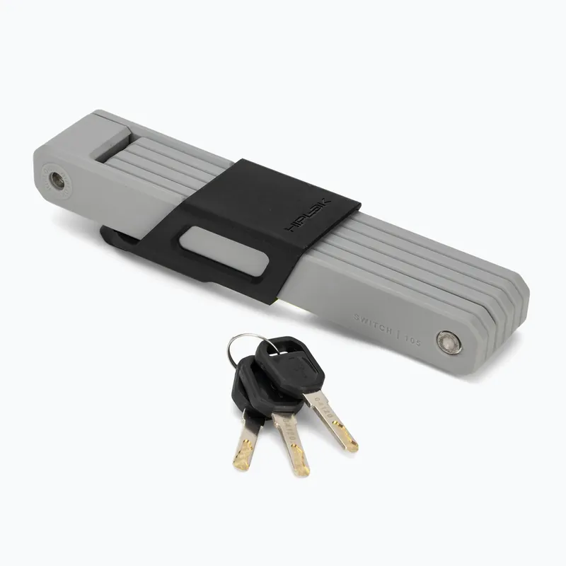 Nejlepší Cena Cyklistický zámek Hiplok Switch 105 cm gray Novinka