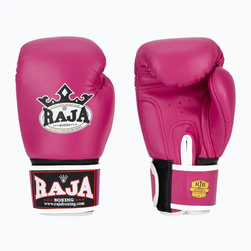 Boxerské rukavice RAJA BOXING Single Standard Genuine Leather pink Novinka