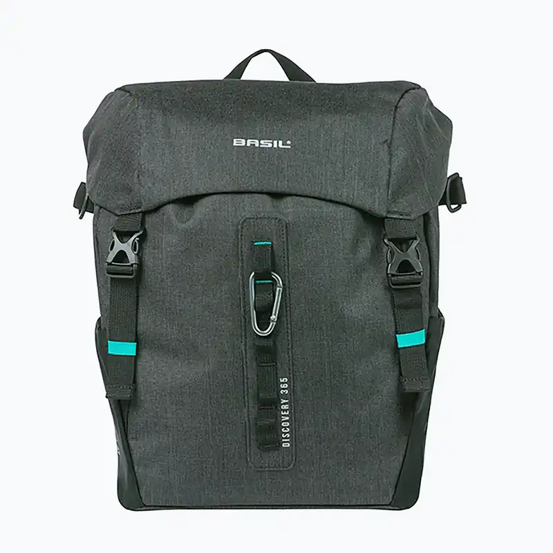 Cyklistická brašna Basil Discovery 365D Single Bag MIK Hooks 20 l black mélange Sleva