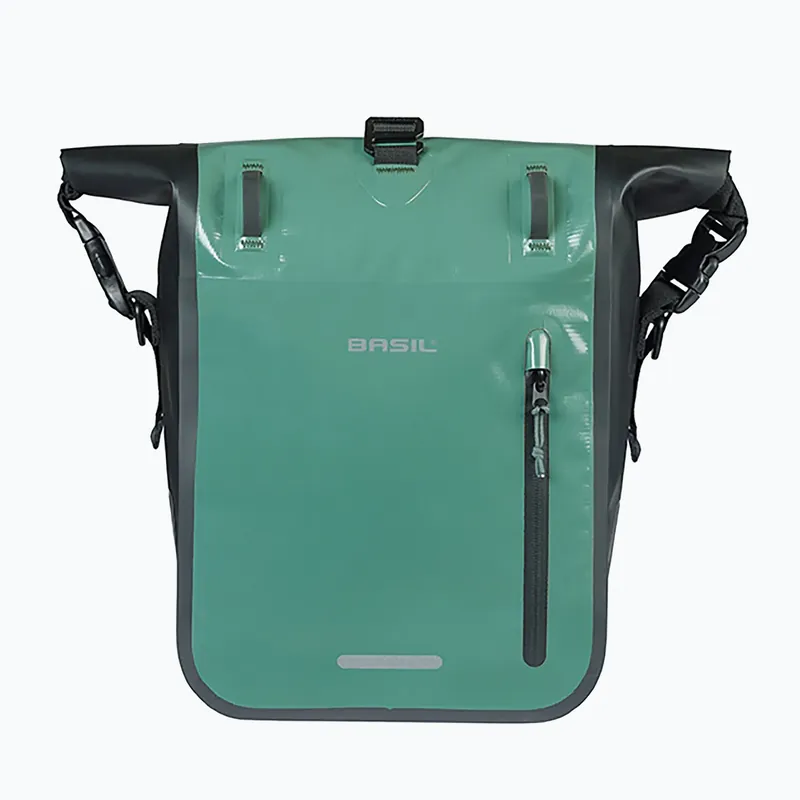 Cyklistická brašna Basil Rivo M Single Bag MIK Hooks 12-15 l silvergreen/black Objednat Nyní