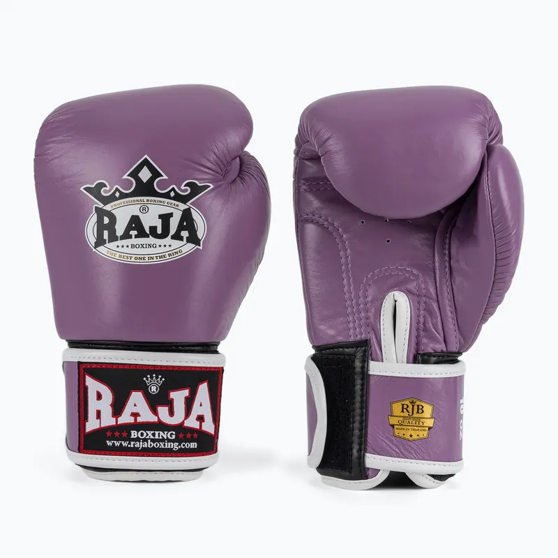Boxerské rukavice RAJA BOXING Single Standard Genuine Leather purple Horká Nabídka