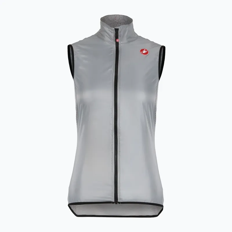 Dámská cyklistická vesta Castelli Aria W silver gray Jen Po Omezenou Doba