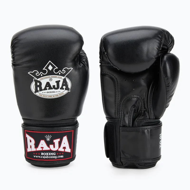 Levný Boxerské rukavice RAJA BOXING Single Semi Leather black