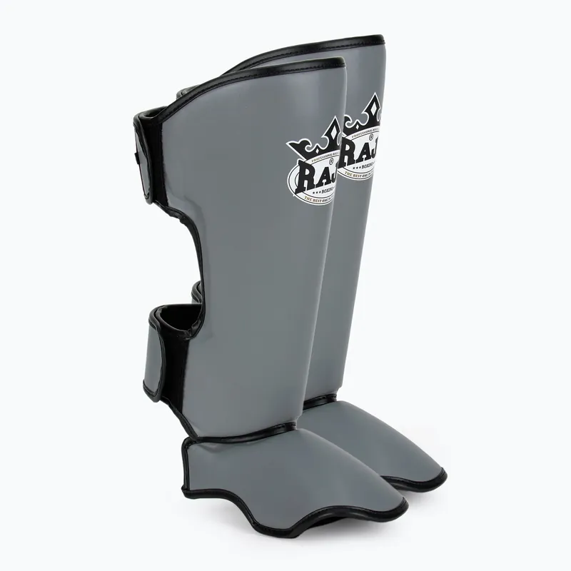 Chrániče holení a chodidel RAJA BOXING Lightweight Shin Guards Semi Leather grey Vysoce Kvalitní