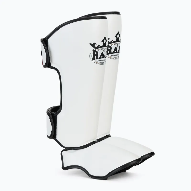 Speciální Cena Chrániče holení a chodidel RAJA BOXING Lightweight Shin Guards Semi Leather white